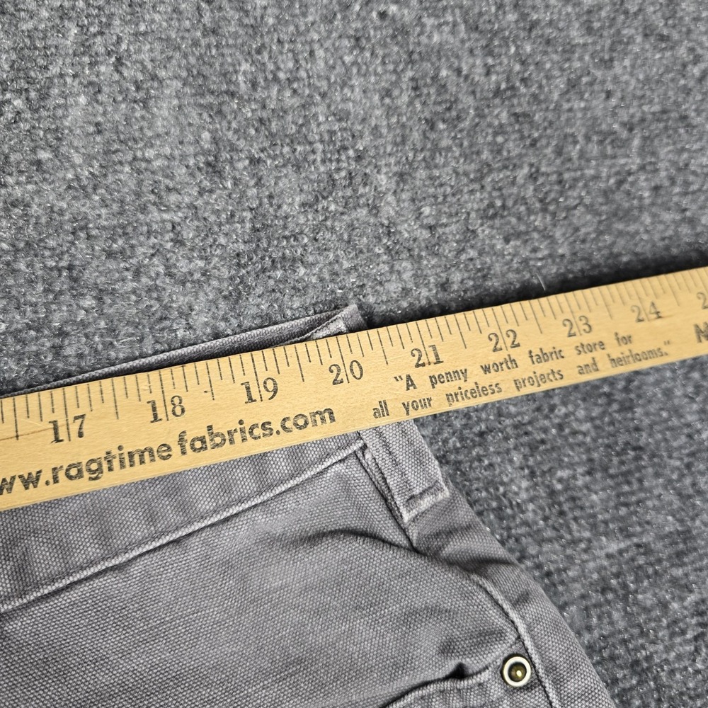 Carhartt Pants Mens 40x30 Relaxed Fit Canvas Work 100095-039 Gray Gravel‎ - Picture 13 of 14